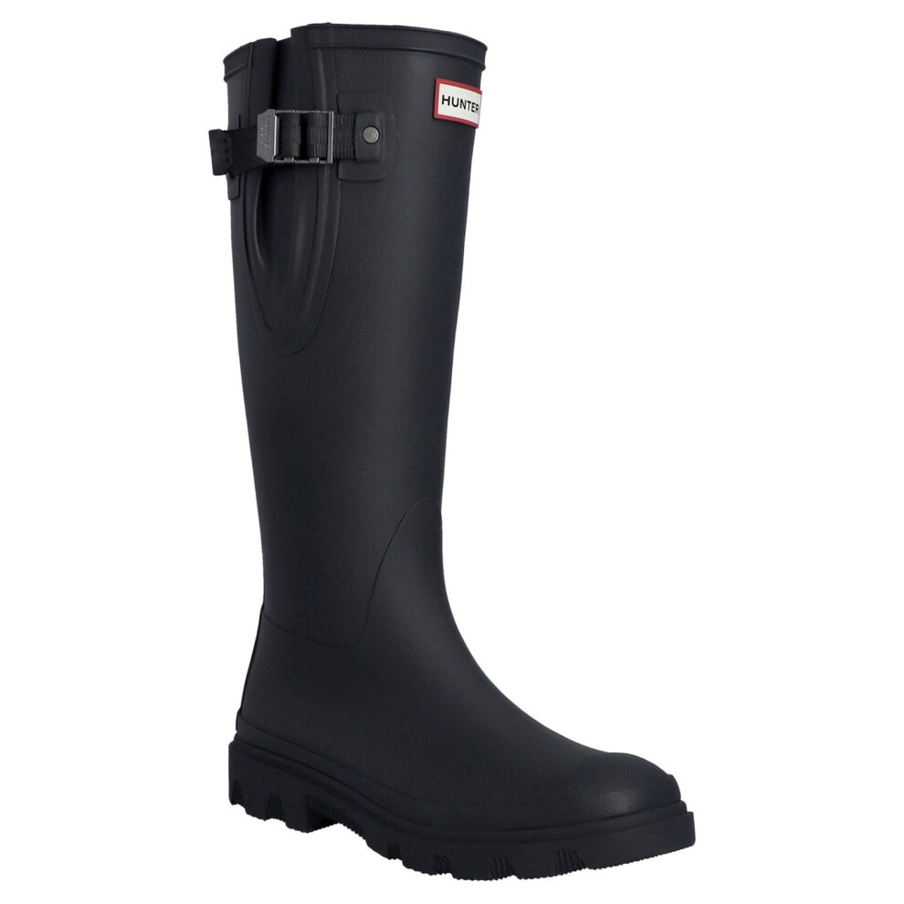 Hunter (, 9 (Adults')) Downpour Rubber Navy Wellington Boots Blue