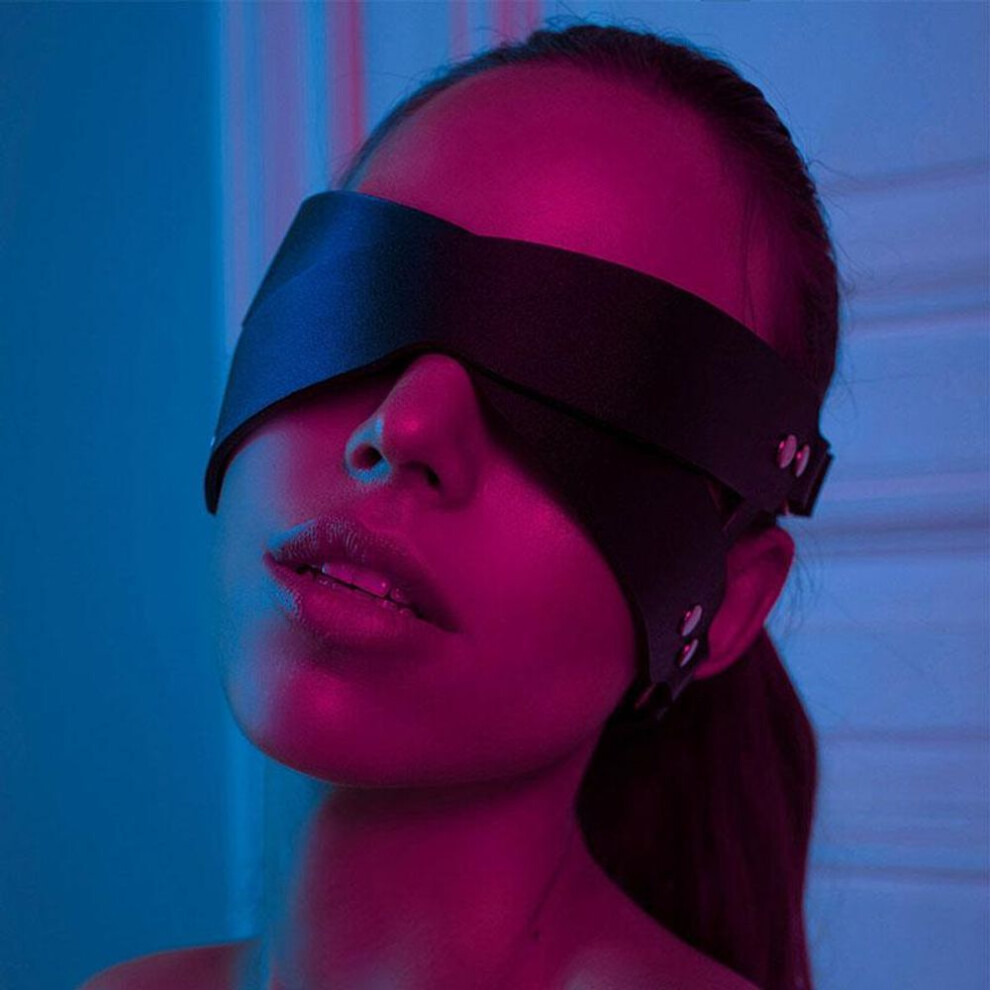 Eye Mask Sex Bondage Adult Game Couples Leather Harness Fetish Wearble Costumes