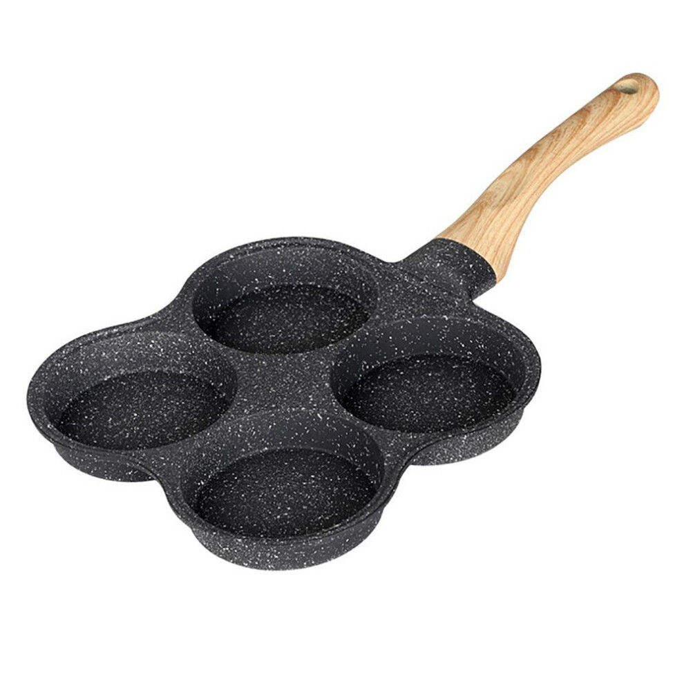 Kitchen Four-hole Non-stick Omelet Pancake Ham Eggs Frying Pan Cooking Tool