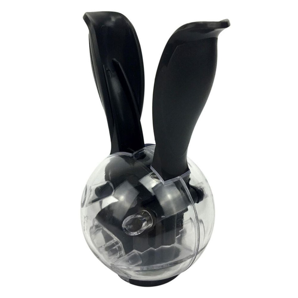 Sw Manual Mini Salt Pepper Mill Portable Rabbit Ears Ceramic Core Ball Grinder