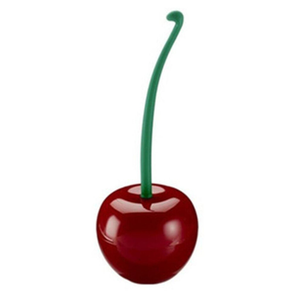 (red) Creative Cherry Lavatory Brush Set