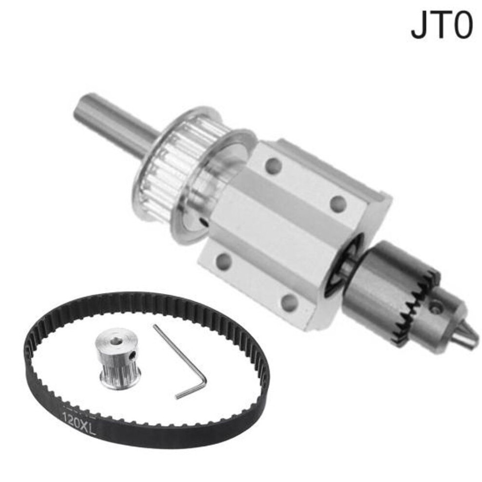 (JTO) No Power Spindle Drill Chuck Lathe Assembly Trimming Belt Woodworking Cutting