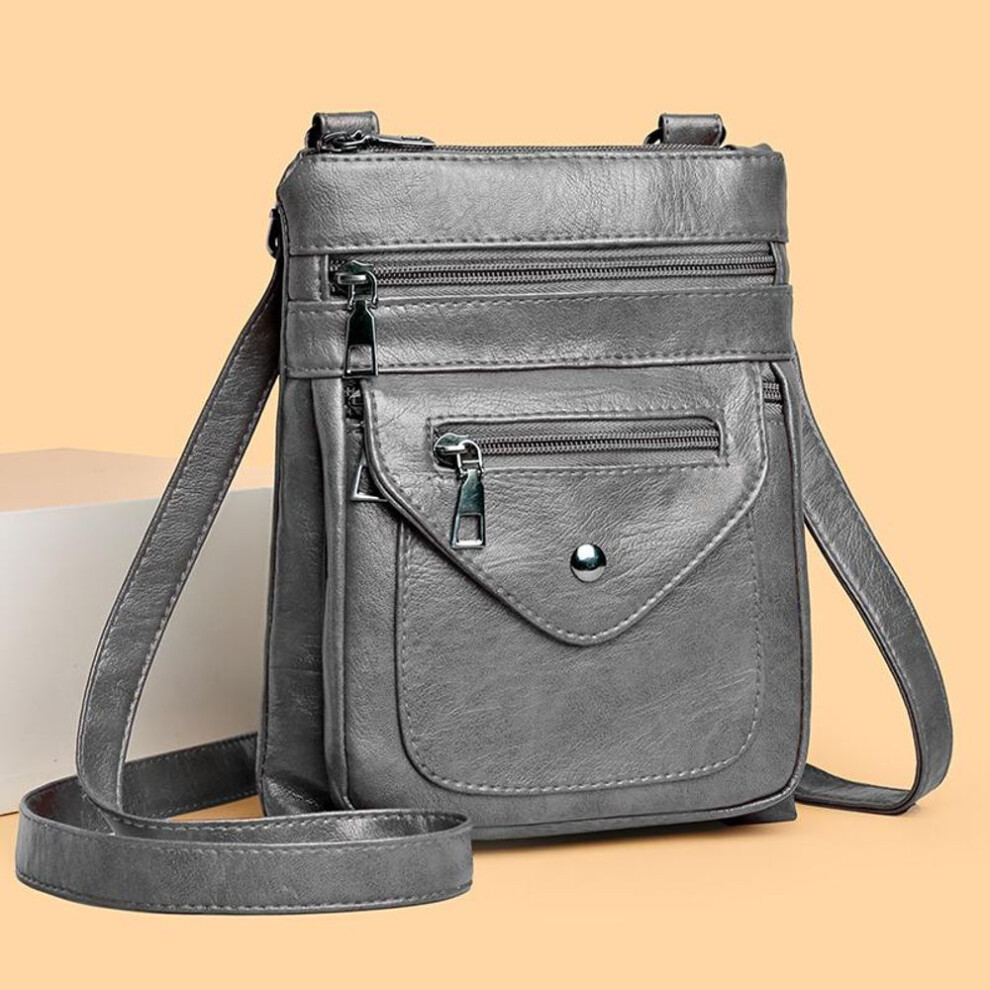 (gray) 2024 Winter Ladies Shoulder Small Bag Women Casual Female Purse Top Quality Phone Pocket Brown Women Fashion Crossbody Bags For Girls