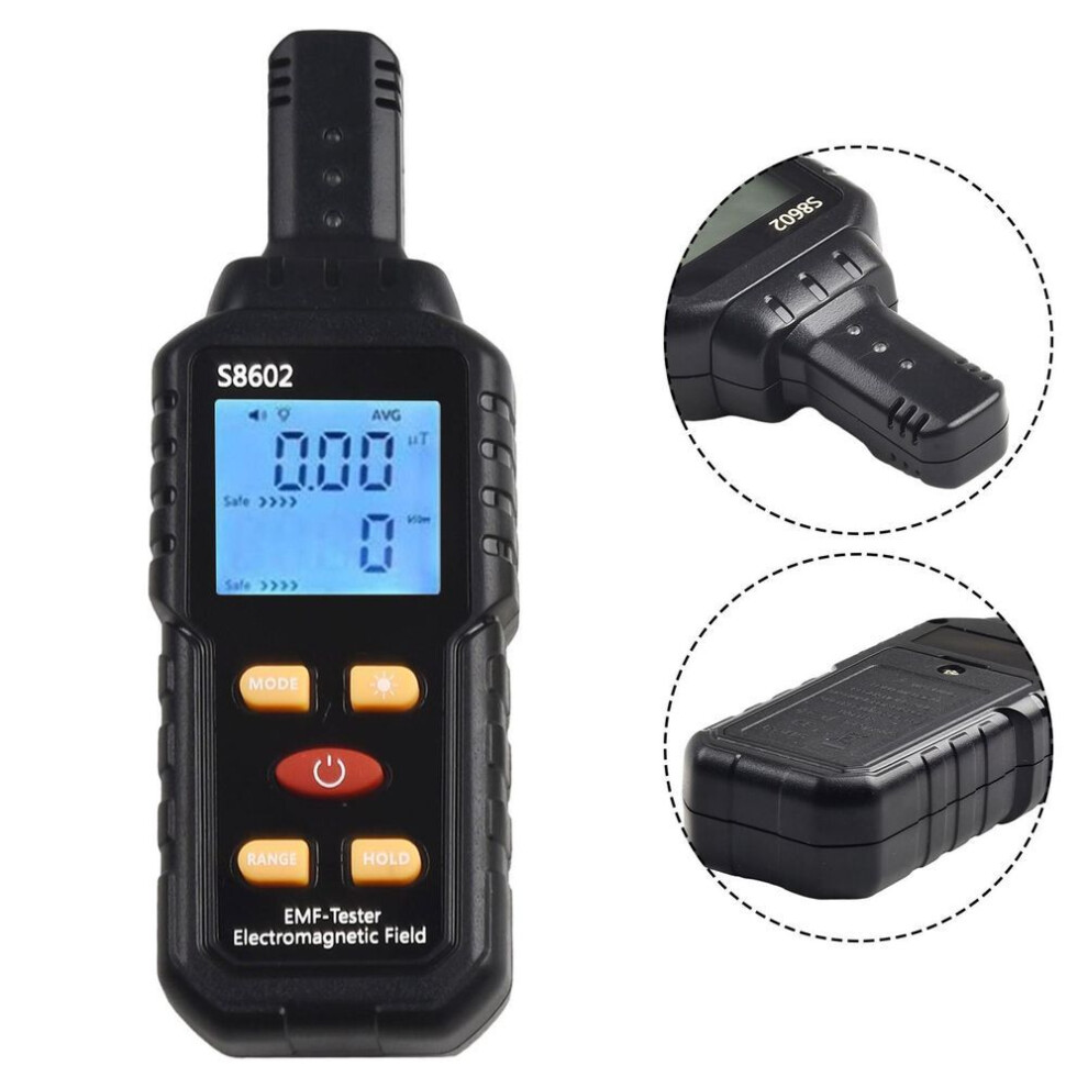 3 In 1 Radiation Detector Dosimeter Geiger Counter Emf Electromagnetic Tester
