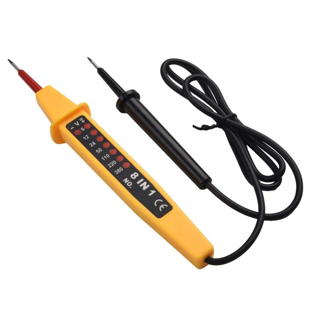 8 In 1 Tester Voltage Ac Dc 6-500v Auto Electrical Pen Circuit Detector Tester