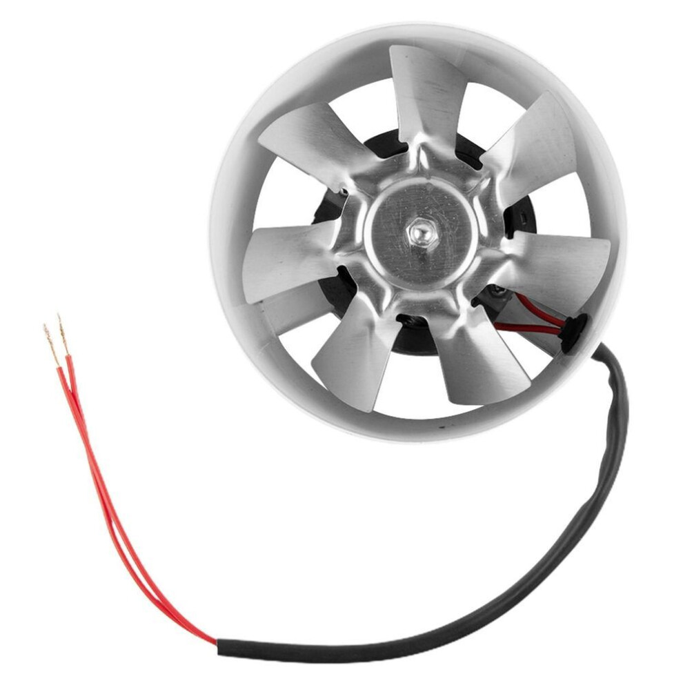 (white) 100 Mm Extractor Fan, Smoke Extractor Duct Fan 140 M3/h Inline Pipe Fan Quiet