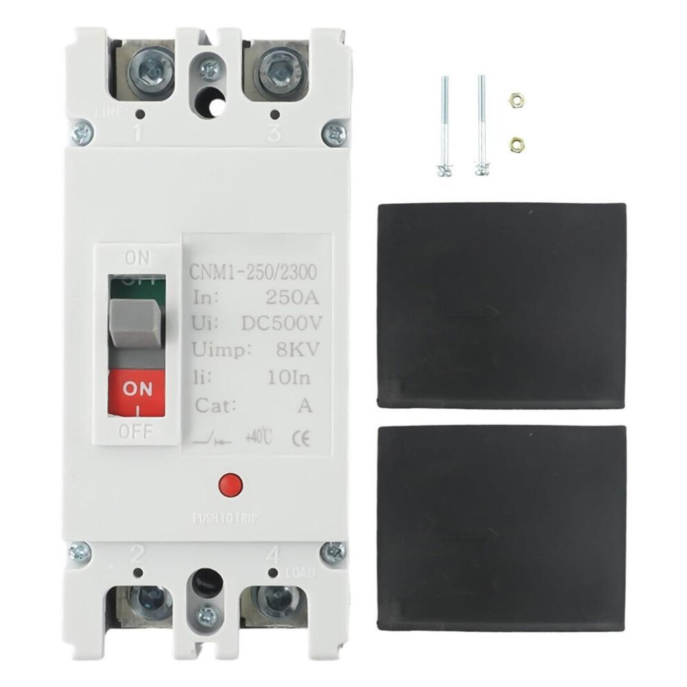 Dc Circuit Breaker 2p Dc Circuit Breaker Mccb Solar Battery 250a 500v Pv System