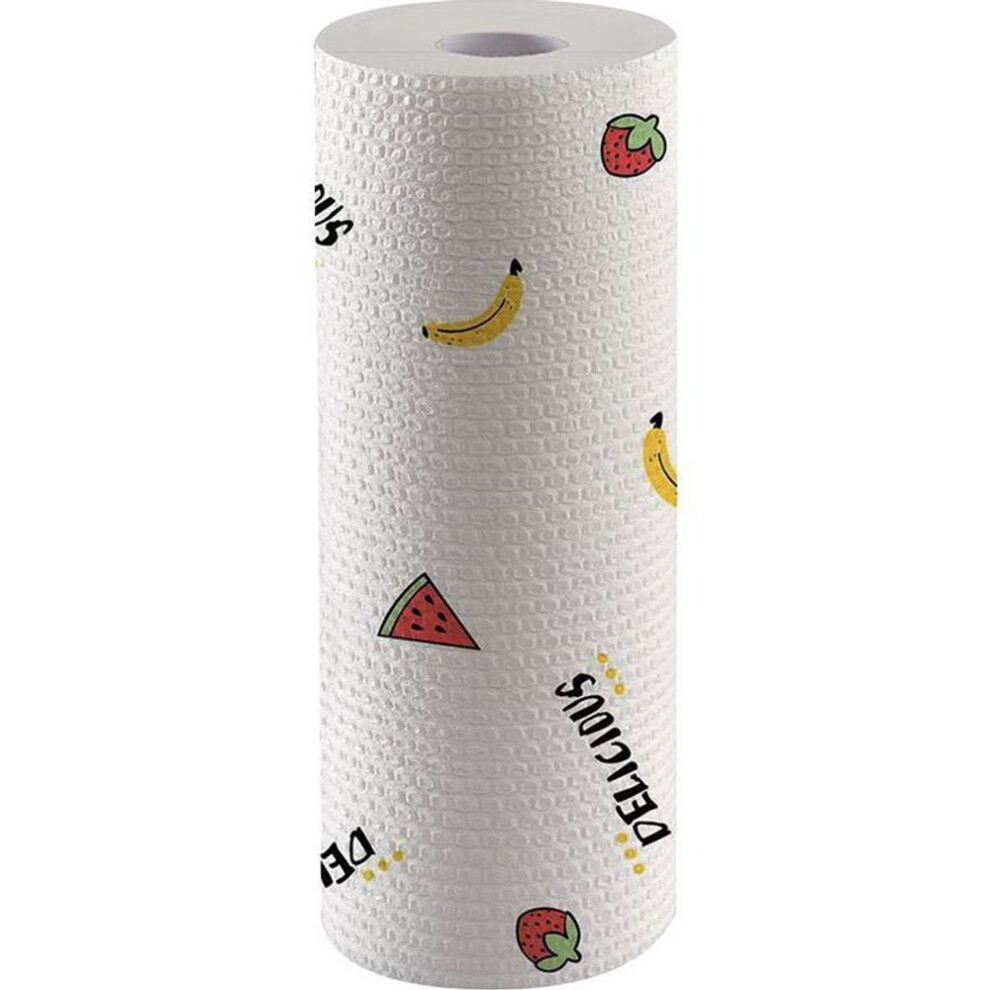 (multicolored) Lazy Cloth Kitchen Wet and Dry Dual Use Washable Non woven Fabric Kitchen Oil Absorbing Paper