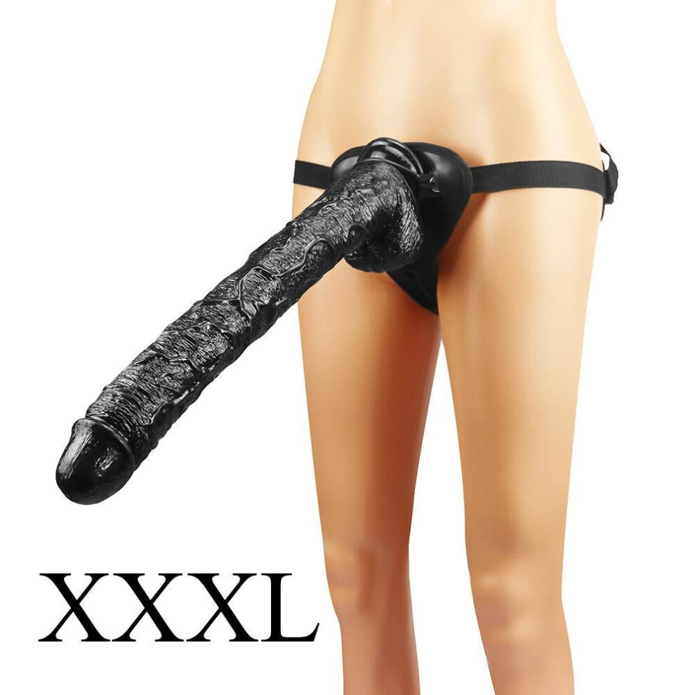 (black) Strap On Realistic Huge Dildo Pants For Woman Men Couples Strapon Big Dildo Panties Silicone Anal Plug Gay Adult Game Sex Toy Products