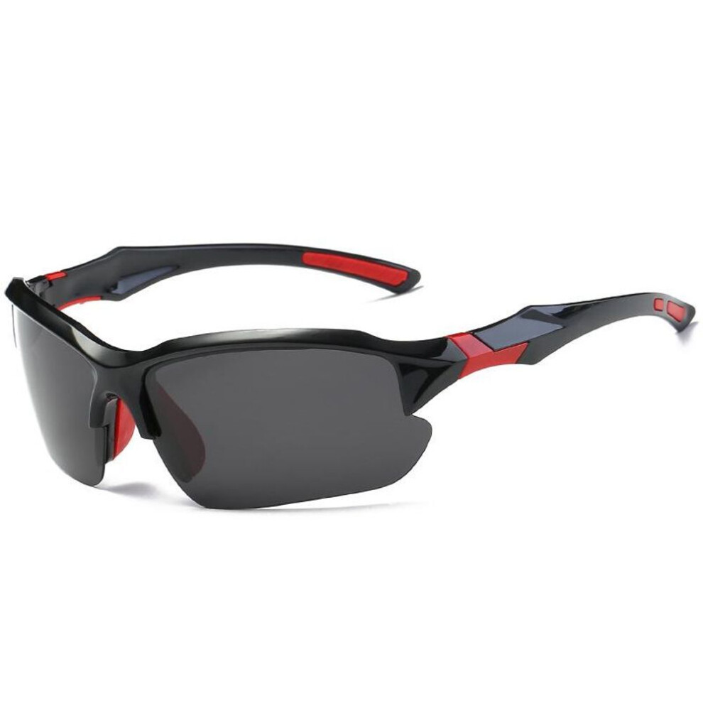 (red) Uv400 Polarized Sunglasses Riding Bicycle Sports Sun Glasses Driver Goggles