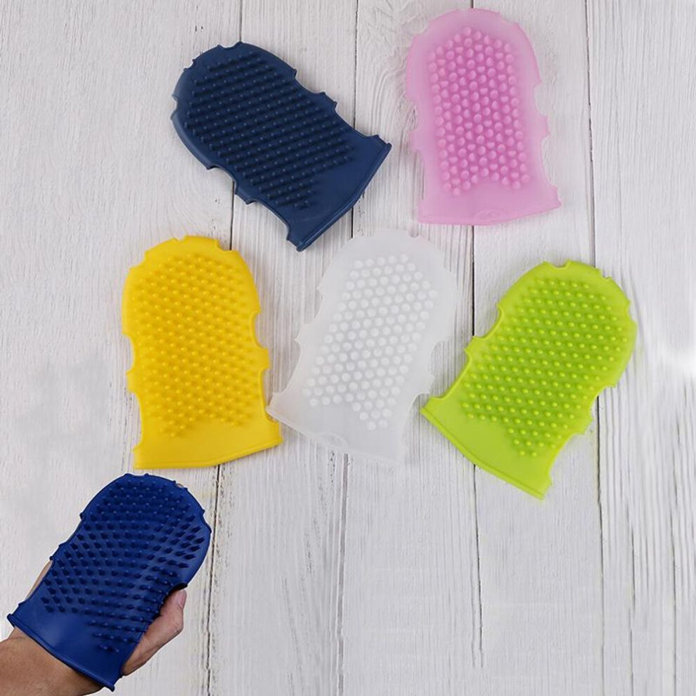 1pc Silicone Massage Scrub Glove Exfoliating Glove For Removing Body Bath Brush