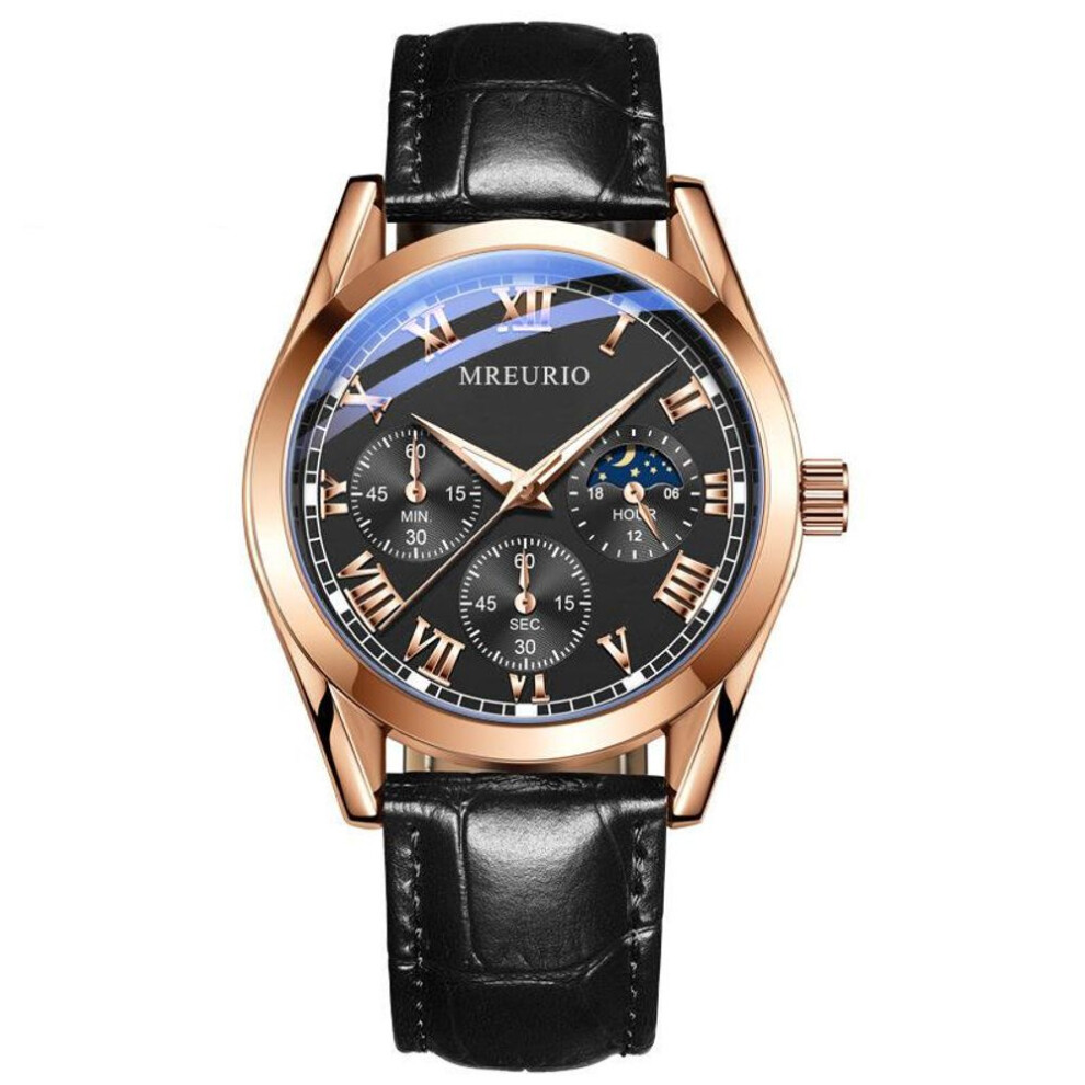 (black) Classic Men&apos;s Watches Fashion Style Top Brand Man&apos;s Quartz Wristwatches New Style Best Gifts Clock For Male, Family, Friend
