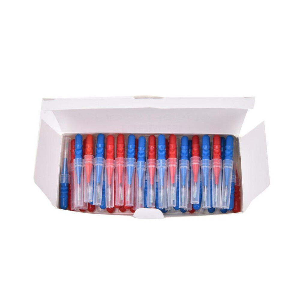 50pcs Portable Plastic Interdental Brush Toothpick Universal Clean Tooth Floss Head Hygiene Dental