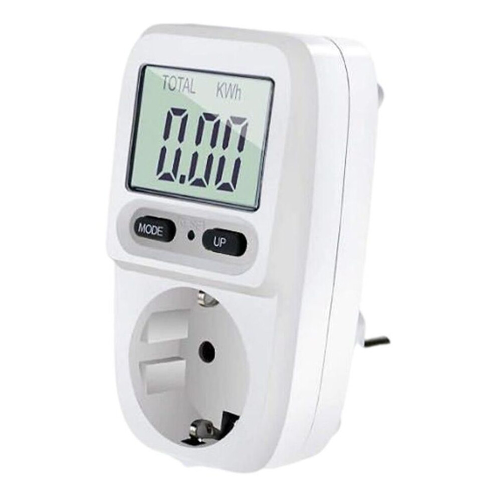 3680w Energy Cost Meter Electric Bill Meter Electric Energy Meter With Lcd Screen Overload Protection Maximum Power Eu Plug