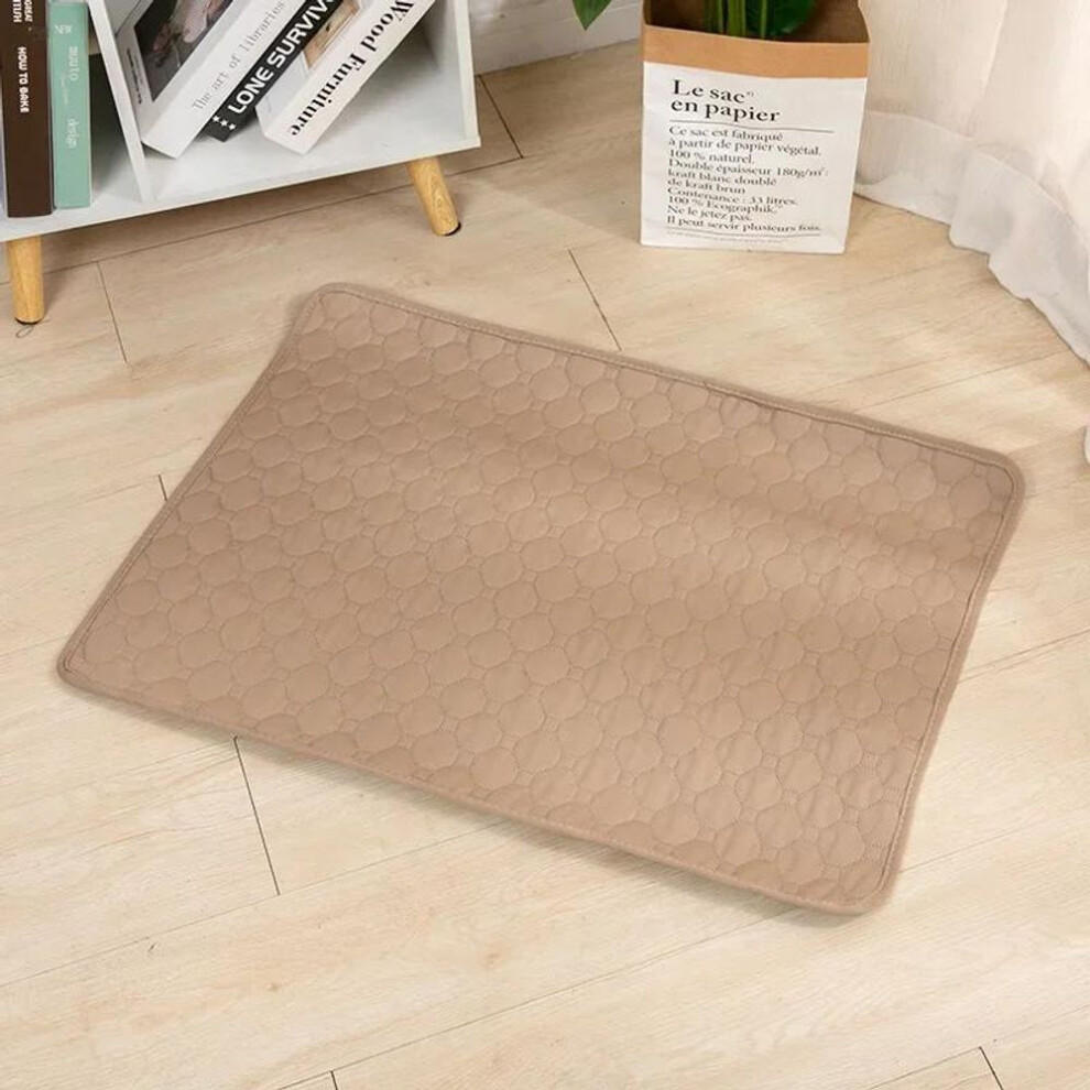 (as the picture, 100x70cm) Washable Reusable Pet Pee Pad - Four-Layer Waterproof Dog Training Pad Pet Bed Urine Mat for Pet Car Seat Cover Pet Accessory