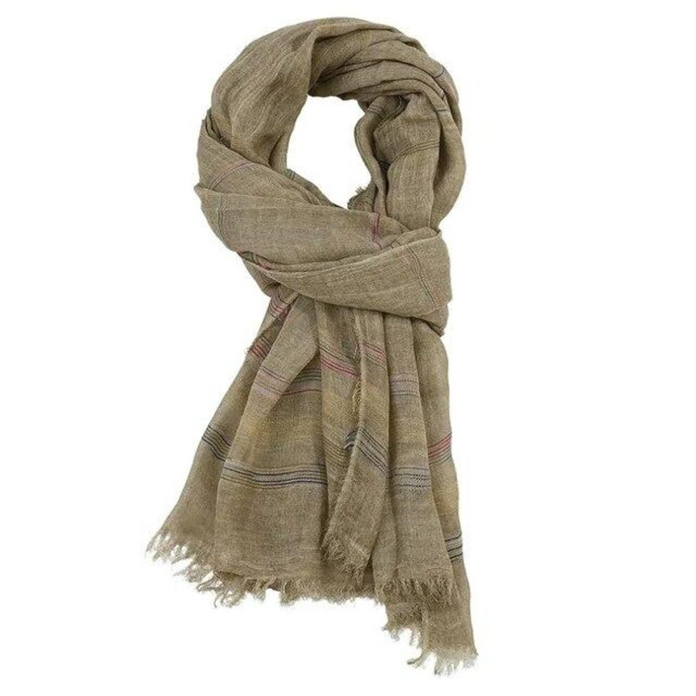 (dark khaki, One Size) Arrival Unisex Style Winter Scarf Cotton And Linen Solider Color Long Women&apos;s Scarves Shawl Fashion Men Scarf