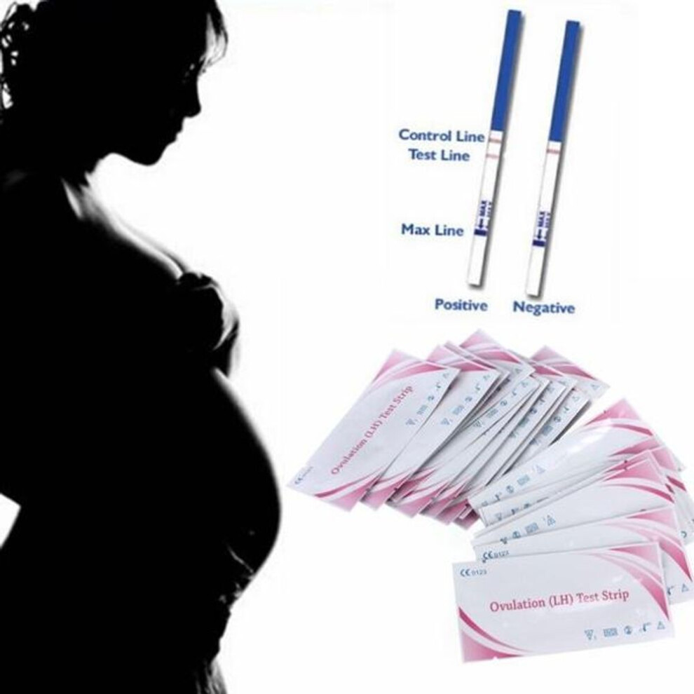 20pcs Urine Ovulation (lh ) Fertility Test Strip Stick Monitor Fp Chart Private