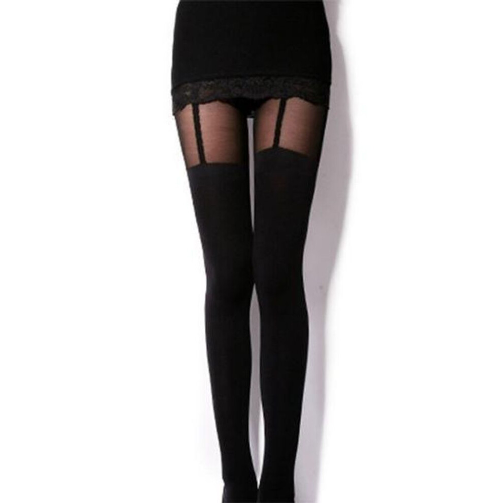 1pair Women Sexy Pantyhose Strap Back Stockings Thigh