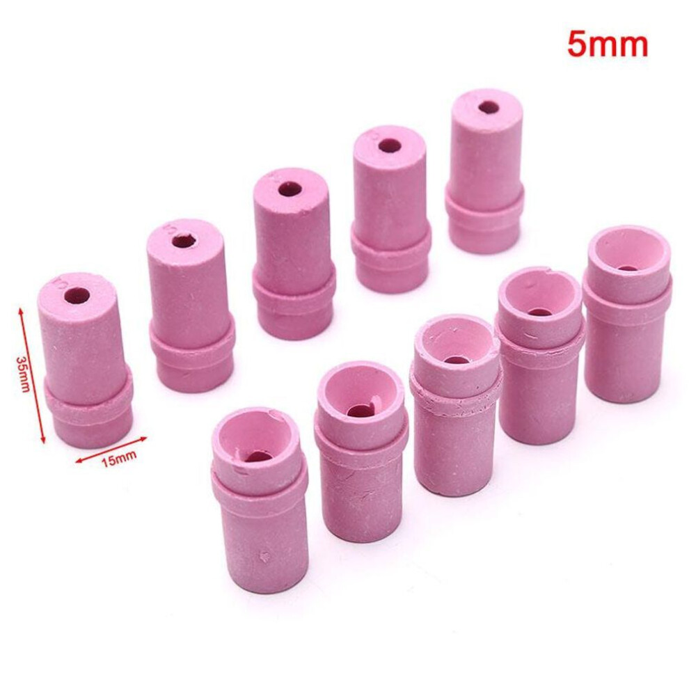 (5mm) 10pcs Ceramic Sandblast Nozzle Air Sandblaster Tips For Pneumatic Blasting Tools