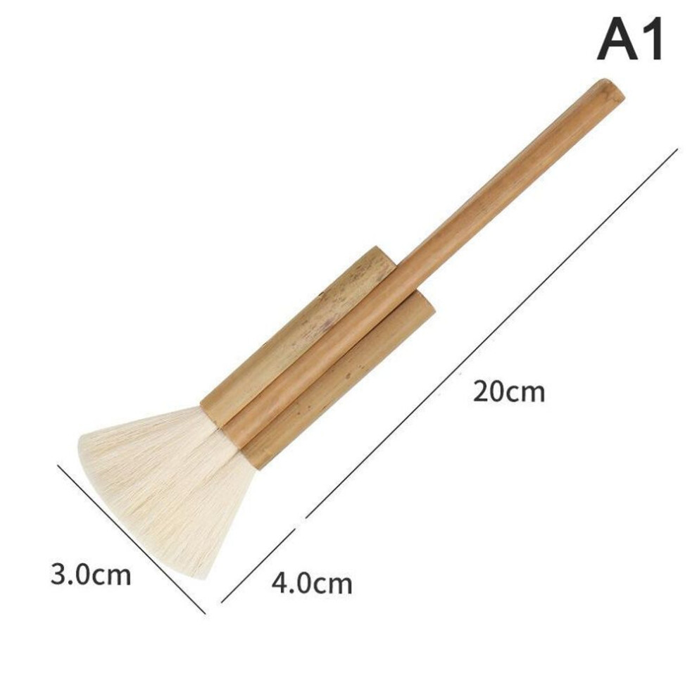 (3x4x20cm) 1pcs High Quality Goat Hair Bamboo Handle Art Supplies Watercolor Artist Brush