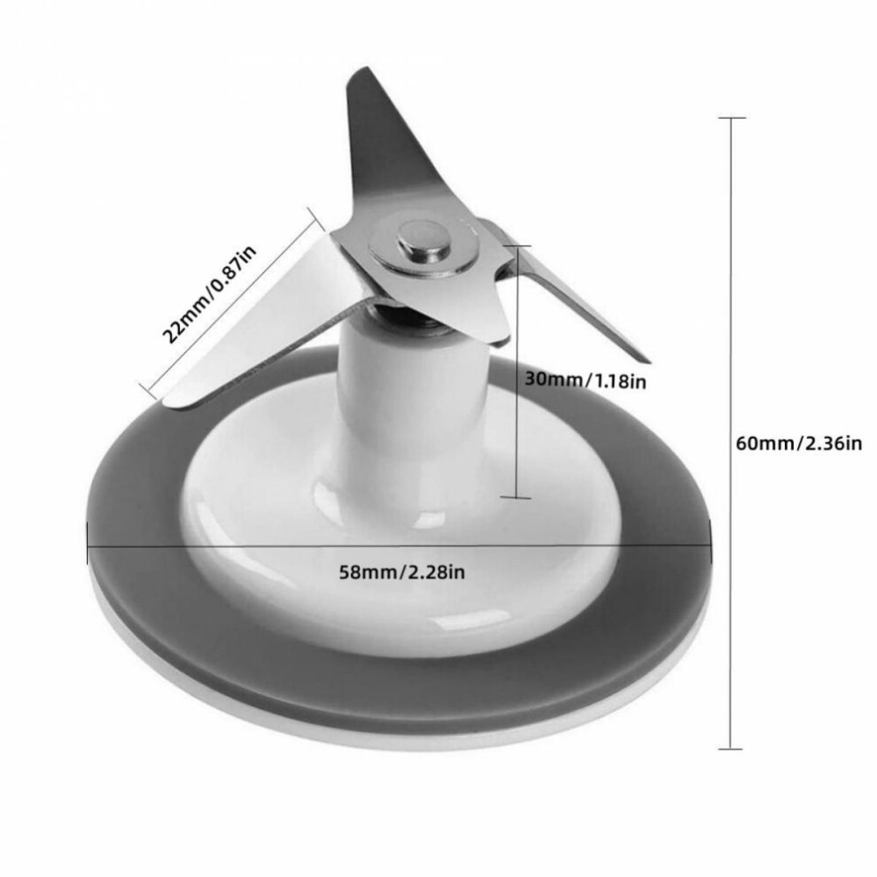 Black Base Blade Fit For Hamilton  Beach Blender With 2pcs Rubber O Ring Sealing Ring Gasket