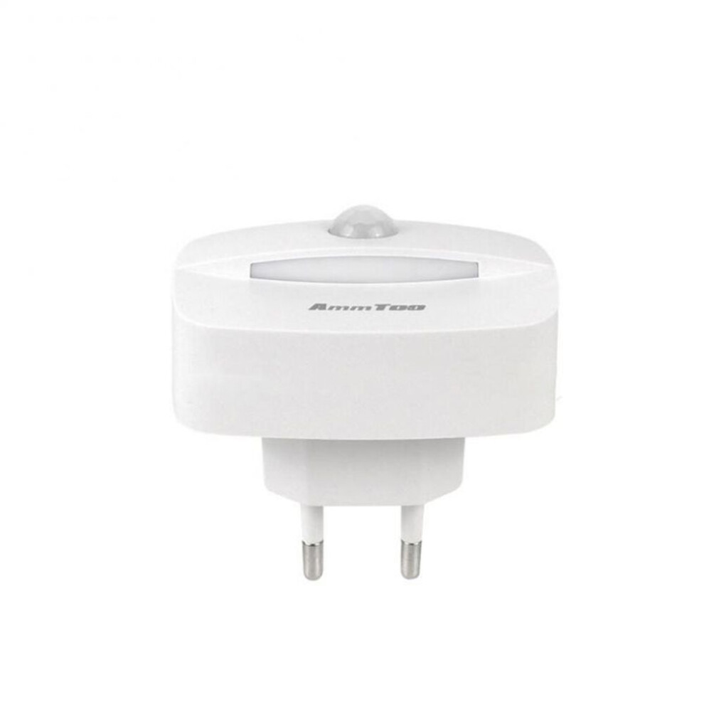(white) 1pcs Led Night Light Eu Plug In Smart Motion Sensor Light Wall Lamp For Home Hallway Stair Kitchen Bedroom Night Ysl
