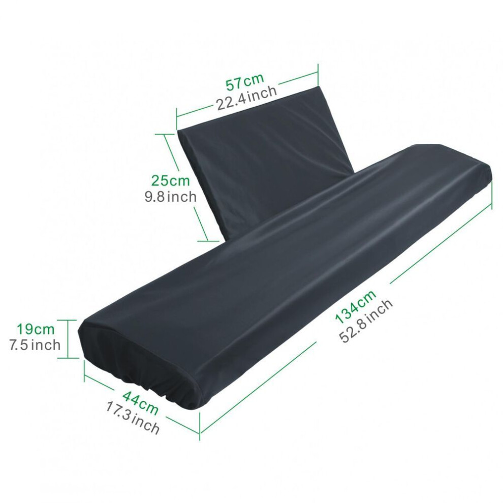 Stretchy Spandex Fabric Washable Piano Keyboard Dust Cover For 88 Keys Digital Electric Piano With Music Sheet Stand Additional Cover