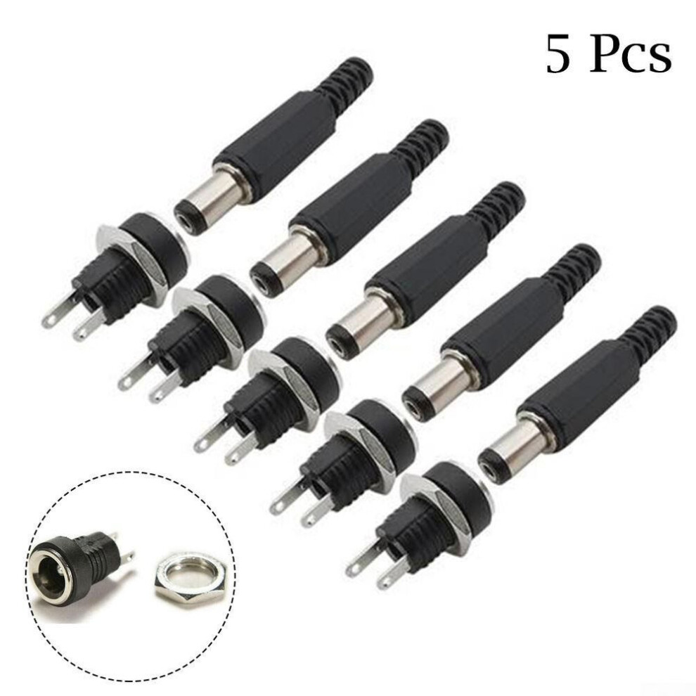 Dc 12v Adapter Dc Power Connector Dc Bus Panel Panel Mount Pin