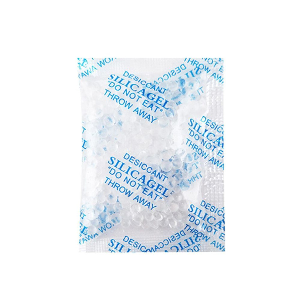 (clear, One Size) Silica Gel Packs - 100pcs 2g Moisture Absorbers, Premium Transparent Desiccant For Storage, Silica Gel Desiccant Packets Food Safe For Moisture