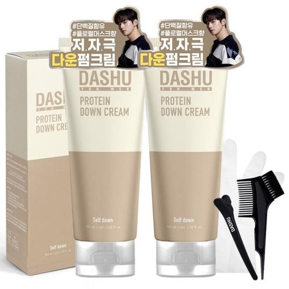 Dashu For Men Protein Down Cream, 100ml, 2 Units, Korea Best Mens Hair Products