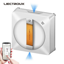 (white, APP) Robot Window cleaner LIECTROUX YW710 ,Dual Water Spray,Smart Memory,High Vacuum Suction, Laser Sensor, Home Wall Glass Cleaning Robot