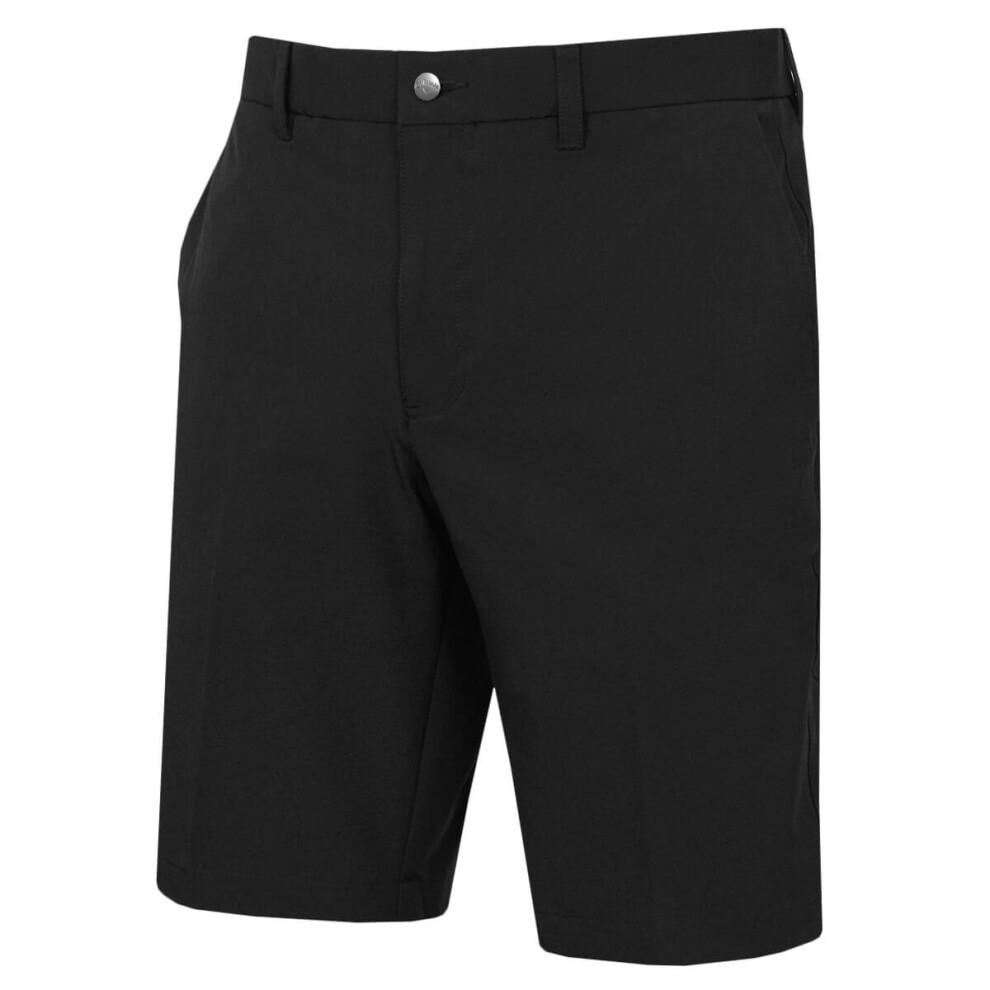 (42" Waist, Caviar) Callaway Golf Mens Chev Tech II Light Active Stretch Waistband Shorts