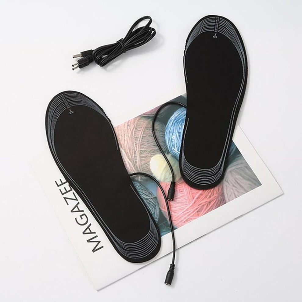 Usb Heated Shoe Insoles Electric Foot Warming Pad Feet Warmer Sock Pad Mat Winter Outdoor Sports Heating Insole Winter Warm