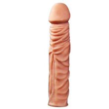 (Size L) Reusable Condom Sex Toys Penis Extender Cock Sleeve Extender Magic Extension Time Delay for Men Couple