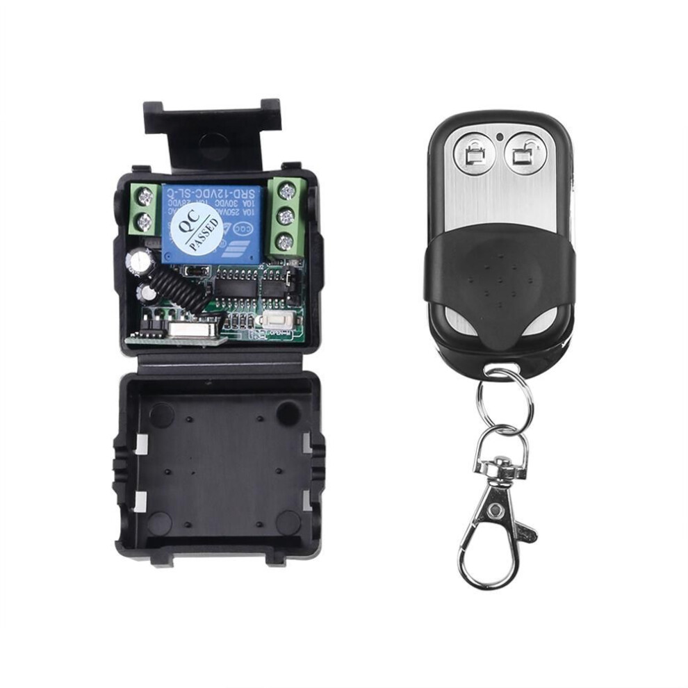 Universal Wireless Dc 12v 10a 1ch Remote Control Switch Relay Receiver Module Rf Transmitter 433 Mhz