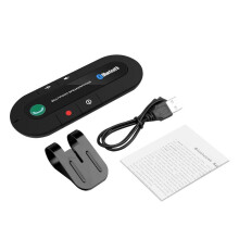 (black) Wireless Bluetooth Car Kit Handsfree Speakerphone Sun Visor Speaker For Phone Auto Bluetooth Audio Receiver Accessories