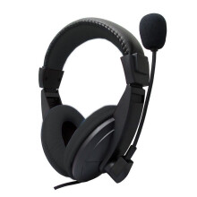 (black) S-750 Game Headset Universal Adjustable Foldable Over Ear 3.5mm Wired Surround Stereo Gaming Headphone with Mic for PC Laptop Computer Phones