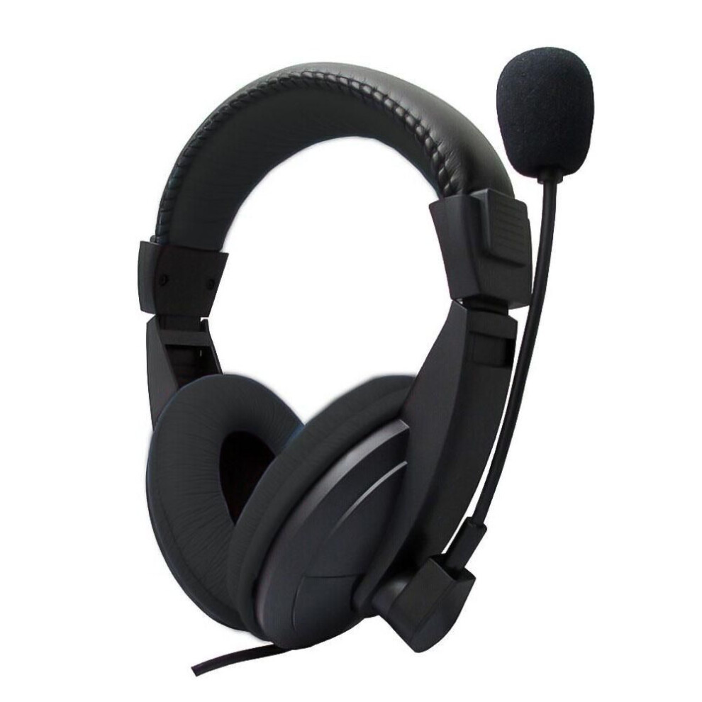 (black) S-750 Game Headset Universal Adjustable Foldable Over Ear 3.5mm Wired Surround Stereo Gaming Headphone With Mic For Pc Laptop Computer Phones