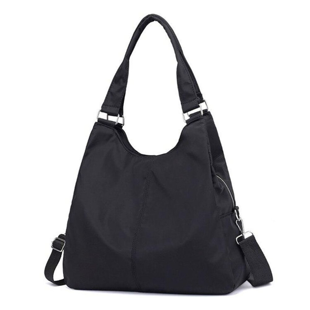 (black) 2024 New Casual Women Handbag Waterproof Nylon Shoulder Bag Fashion Design Good Quality Wear-resistant Big Tote Messenger Bags