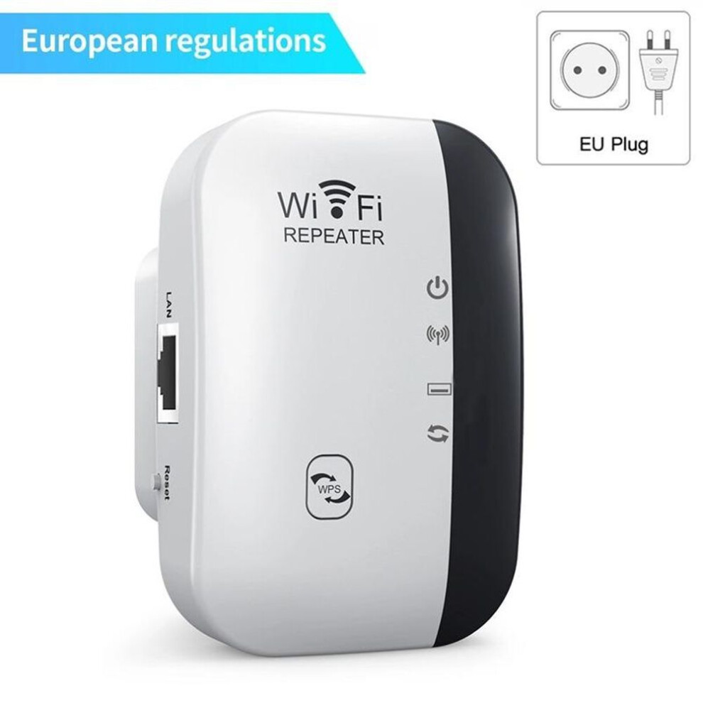 (white, EU Plug) Kebidu 300mbps Wireless Wifi Repeater Wifi Router 802.11n/b/g Signal Antennas Boosters Wi Fi Extend Amplifier Network Range Expander Ap