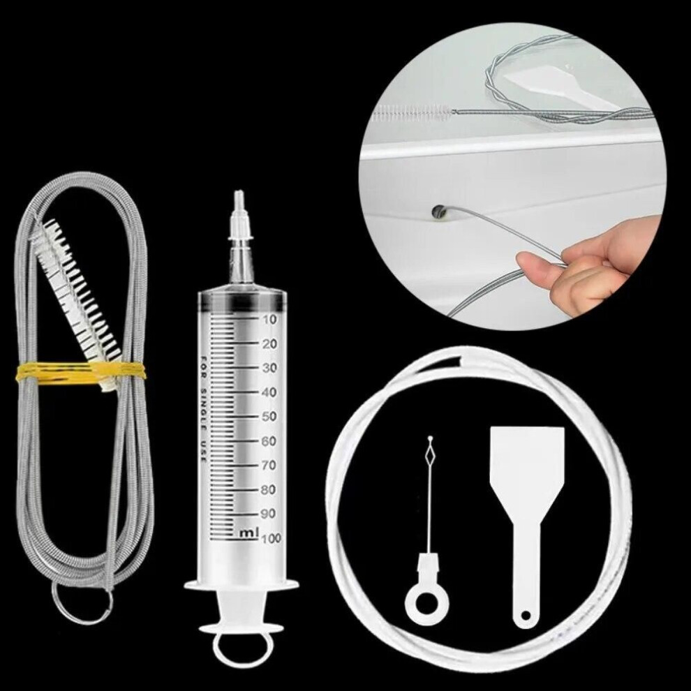 (5pcs/set) Refrigerator Drain Hole Clog Remover Dredge Cleaning Tools Fridge Hole Brush Water Outlet Cleaner For Household Cleaning Tools