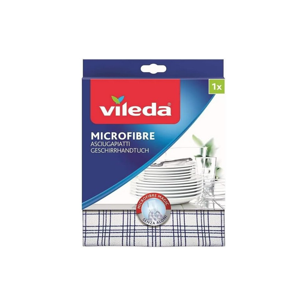 Vileda Microfibre Plus Towel Dish Dryer 55 X 40 Cm - 1 Cloth 4529