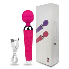 (red) 10 Speed Big Magic Wand Massager Vibrators for Women Clitoris G Spot Stimulator Dildo Vibrator
