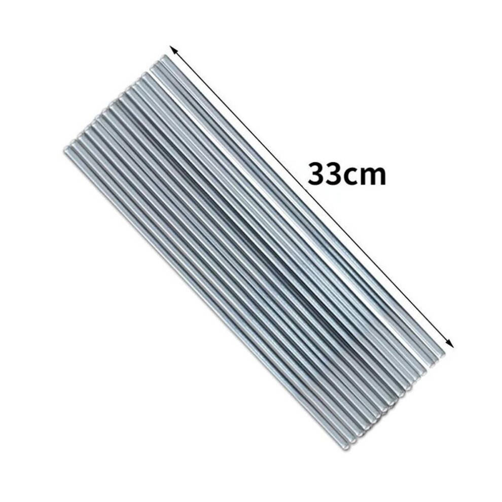 (as the picture, 100pcs 2.0x33cm) 1.6/2.0mm Universal Flux-cored Welding Rods Brazing Welding Wire Electrode For Copper Aluminum Steel Iron Refrigerator Air Condition Solder