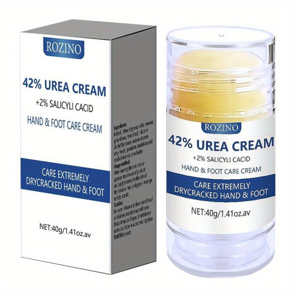(40g) 42% Urea Hydrating Cream Stick - Ultimate Foot & Hand Nourishment, Hypoallergenic, Perfect For All Skin Types