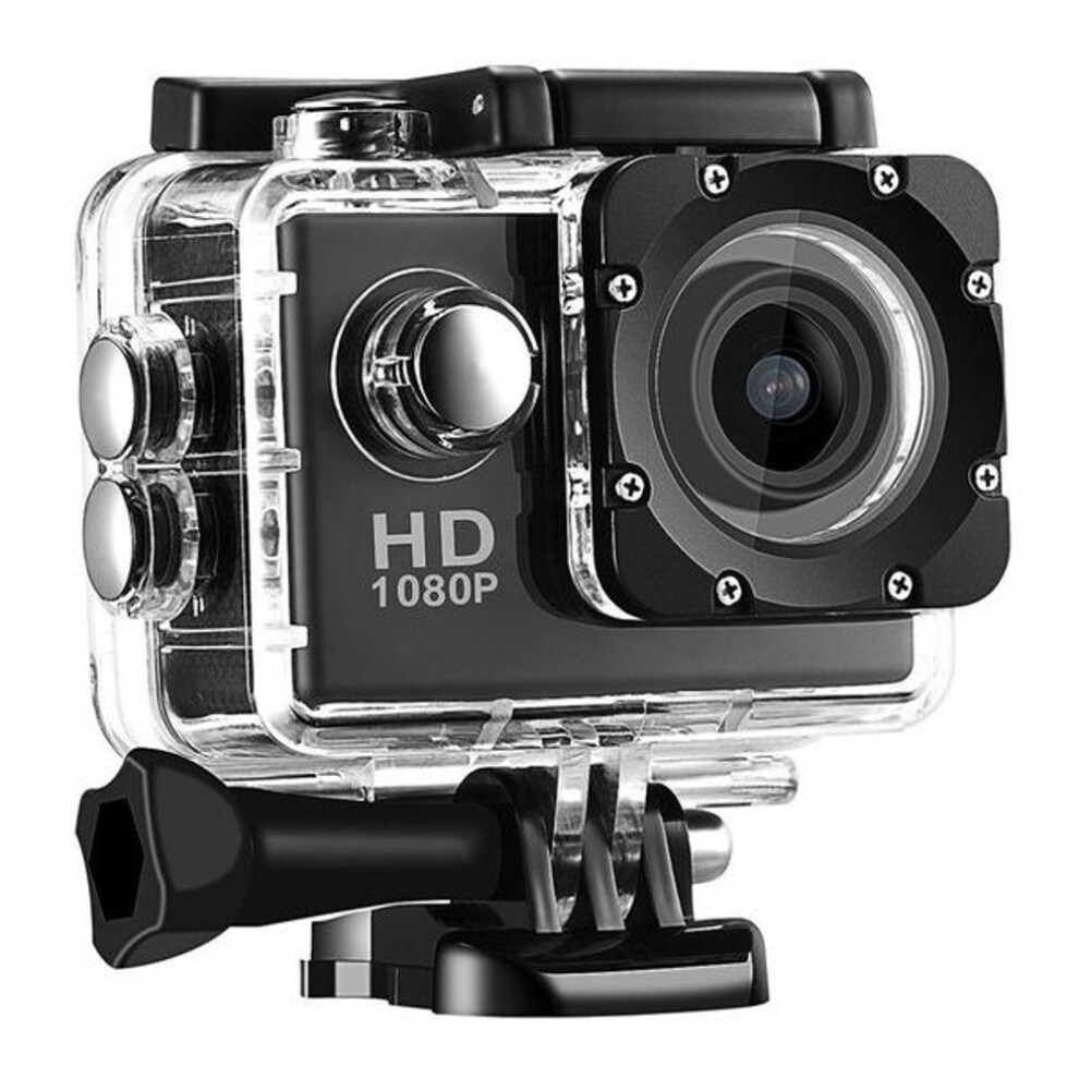 (black) Ultra-high-definition 4K Wifi Sports Camera Ultra-wide-angle Outdoor Waterproof Camera Suitable for Bicycle Skiing Underwater DV Sports Camera
