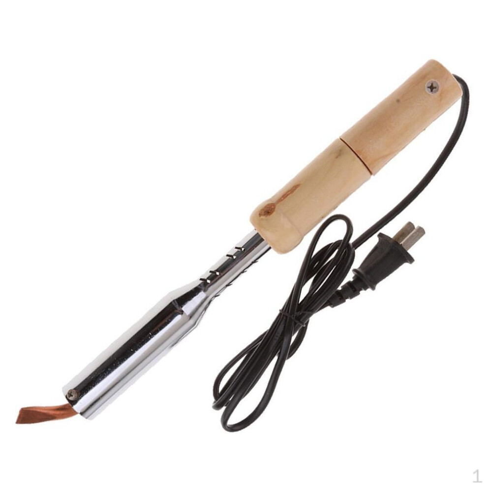 100W Professional Soldering Iron Wood Handle with Point