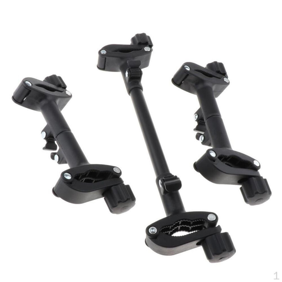 3 Pieces Baby Stroller Connectors - Adjustable Twins Parts Diy Strong & Sturdy