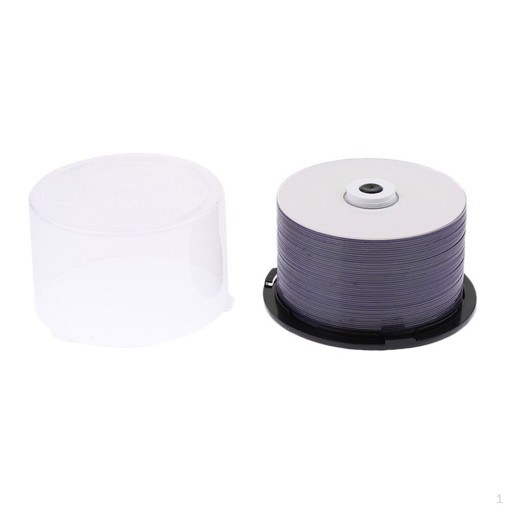 CD R 700MB 16X Silver Printable Writable Media 50 Pieces for Storing Data