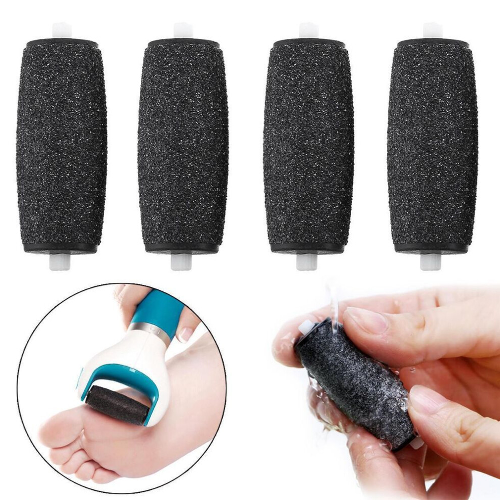 4pcs Replacement Rollers Refill Amope Pedi Perfect Electronic Pedicure Foot File